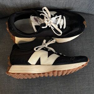 New Balance Black and White Athletic Shoes